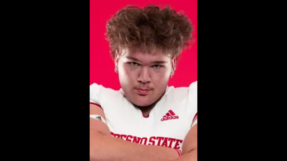 Nate Maier was a three-star recruit on the offensive line when he came to Fresno State.